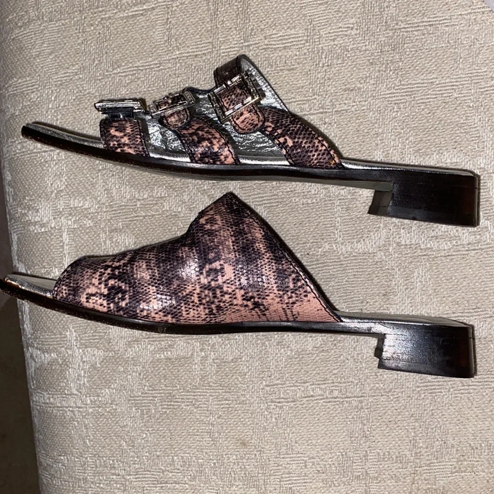 Donald J. Pliner snakeskin print